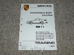 1984 Porsche 911 Carrera Body Damage Service Repair Manual 1985 1986 1987 1988