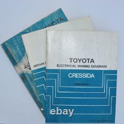 1988 Toyota Cressida Repair Manual + Collision Damage +Electrical Wiring Diagram