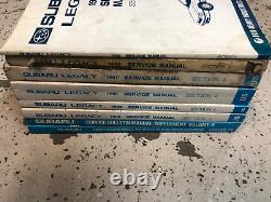 1990 Subaru Legacy Service Repair Shop Manual SET Books FACTORY OEM WORN DAMAGED