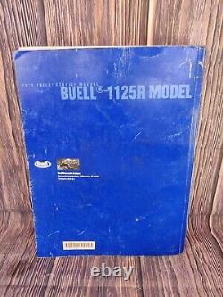 2008 Buell 1125R Motorcycle Shop Service Repair Manual 99491-08Y DAMAGED