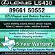 89661-50552 Ls430 Lexus Ecu/ecm Repair Cure Capacitor Damage 5yr Warranty