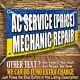 Ac Service Price Mechanic Repair Custom Banner Business Sign Allmybanners