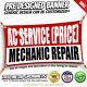 Ac Service Price Mechanic Repair Custom Vinyl Banner Advertising Sign