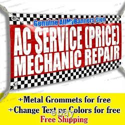 AC Service price Mechanic Repair Vinyl Banner Advertising Sign