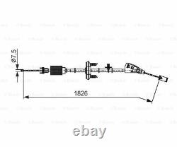 Bosch Cable, parking brake 1 987 482 795