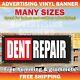 Dent Repair Advertising Banner Vinyl Sign Paintless Auto Hail Damage Service Car