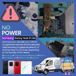 Galaxy Note 10 Lite No Power Data recovery Motherboard repair service