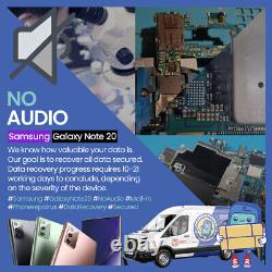 Galaxy Note 20? No Audio? Data recovery? Motherboard repair service