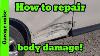 How To Repair Body Damage On A Car Auto Body Tech Diy