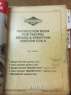 Huge Briggs & Stratton Engines Dealer Master Service & Parts Price Repair Manual