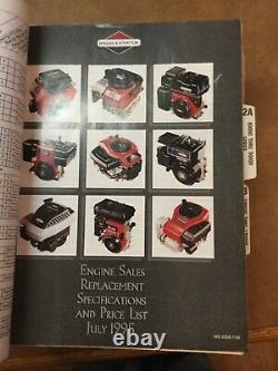 Huge Briggs & Stratton Engines Dealer Master Service & Parts Price Repair Manual