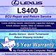 Ls400 Lexus Ecu, Ecm, Pcm Repair Service Cure Capacitor Damage 5yr Warranty