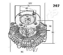 Radiator Fan Viscous Clutch for ToyotaHILUX V 5, HIACE III 3, IV 4 J1621054141