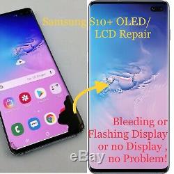 Samsung Galaxy S10 + Plus Damage Crack Display/ LCD/ OLED Repair Mail In Service