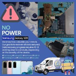 Samsung Galaxy S20 FE No Power Data recovery Motherboard repair service
