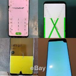 Samsung Galaxy S8 + Plus Damage Cracked OLED LCD Display Repair Mail In Service