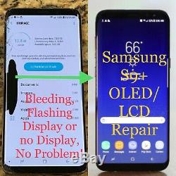 Samsung Galaxy S9 + Plus Damage Cracked OLED LCD Display Repair Mail In Service