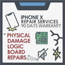 Iphone X- Service De Réparation De Dommages Physiques Et Mère Carte Logique Problème