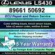 Réparation De L'ecu/ecm Lexus Ls430 89661-50692 Pour Dommages Aux Condensateurs, Garantie De 5 Ans