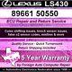 Réparation De L'ecu/ecm De La Lexus Ls430 89661-50550 Pour Remédier Aux Dommages Du Condensateur Avec Une Garantie De 5 Ans.