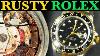 Restauration De Rusty Rolex Water Damaged 1996 Gmt Master Ii Nicholas Hacko Maître Horloger