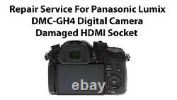 Service De Réparation Pour Appareil Photo Numérique Panasonic Lumix Dmc-gh4 Endommagé Hdmi Socket