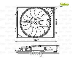 Ventilateur, refroidissement moteur VALEO 696881 pour Renault Talisman